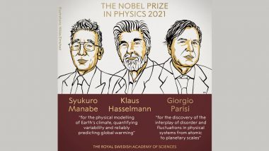 Nobel Prize in Physics 2021 Winners: Syukuro Manabe, Klaus Hasselmann और Giorgio Parisi को मिला फिजिक्स का नोबेल पुरस्कार