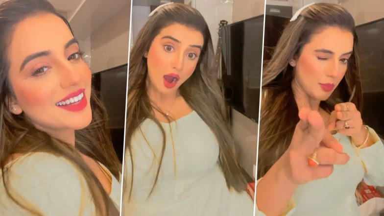 भोजपुरी एक्ट्रेस Akshara Singh ने सोशल मीडिया पर अंखियों से चलाई गोली, अंदाज देख उड़े सबके होश