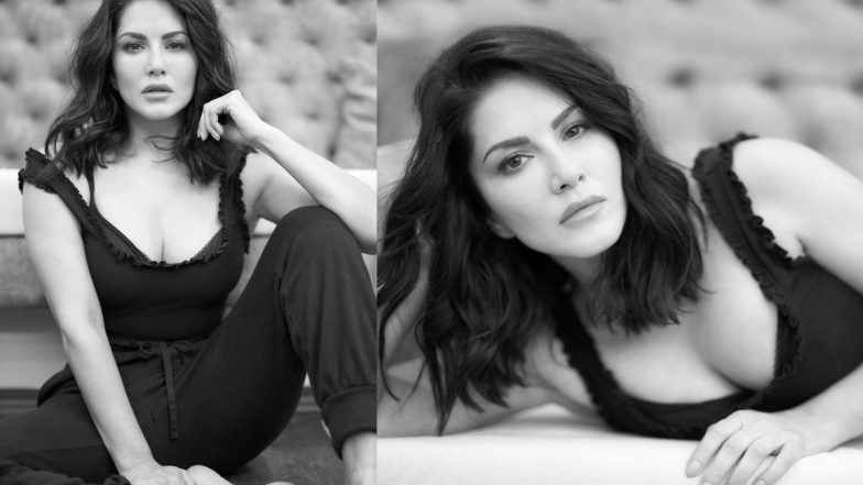 Sunny Leone Hot Photos: सनी लियोनी ने ब्लैक कलर की हॉट ड्रेस पहन करवाया बोल्ड फोटोशूट, सेक्सी अदाएं कर देंगी घायल