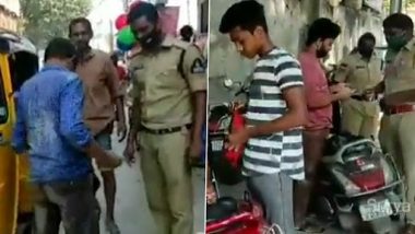 Video: हैदराबाद पुलिस सड़क पर लोगों का कर रही है फोन चेक, मैसेज और व्हाट्सऐप में 'ड्रग्स' चैट की कर रही है जांच, देखें वायरल वीडियो