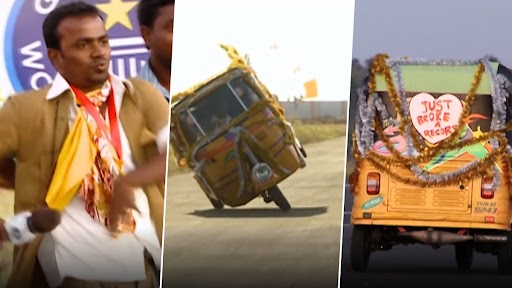 Viral Video: चेन्नई के व्यक्ति ने तिपहिया वाहन को दो पहिए पर 2.2 किमी चलाकर बनाया विश्व रिकॉर्ड, वीडियो देख हो जाएंगे हैरान
