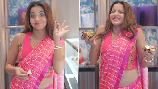 Monalisa Cute Video: मुंबई में मिठाई की दुकान में पहुंचकर खुशी से झूम उठी भोजपुरी स्टार मोनालिसा, जमकर की मस्ती