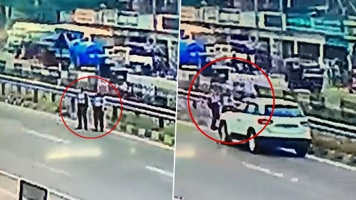 जालंधर-फगवाड़ा हाईवे पर पुलिस अफसर की कार ने 2 लड़कियों को रौंदा, भयावह घटना सीसीटीवी में कैद