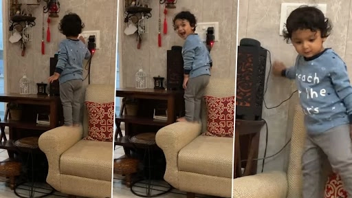 छोटे बच्चे ने Alexa को डम डम डिगा डिगा गाना प्ले करने को कहा, क्यूट वीडियो हुआ वायरल