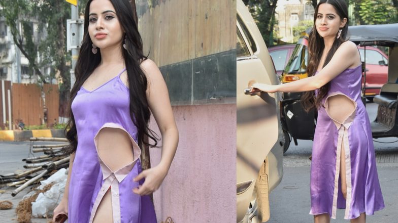 Urfi Javed Hot Photos: उर्फी जावेद ने हाई थाई स्लिट ड्रेस पहनकर दिखाई अदाएं, हॉटनेस देख रह जाएंगे हैरान