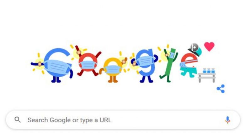 COVID-19 Google Doodle: मेरे आस-पास कोविड-19 के टीकाकरण के केंद्र, मास्क पहनें, गूगल ने इस खास डूडल के जरिए एक बार फिर कोरोना को लेकर दिया ये खास संदेश
