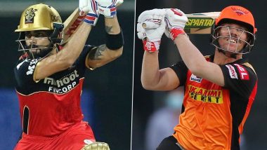 IPL 2021, RCB vs SRH: आज के मुकाबले में इन धुरंधरों के साथ मैदान में उतर रही है आरसीबी और हैदराबाद की टीम, पढ़ें प्लेइंग इलेवन