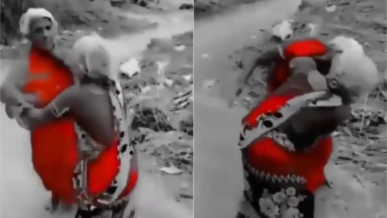 जब किसी बात को लेकर आपस में भिड़ गईं दो बुजुर्ग महिलाएं, बाल पकड़कर एक-दूसरे को इस तरह पटखनी देती आईं नजर (Watch Viral Video)