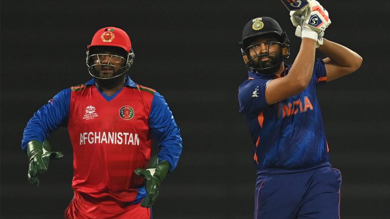 IND vs AFG, T20 World Cup 2021: रोहित शर्मा ने जड़ा अर्धशतक, टीम इंडिया का स्कोर 90 के पार