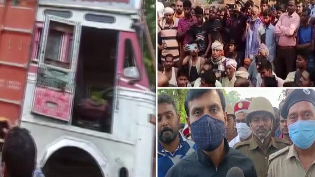 गाजीपुर में चाय की दुकान में घुसा ट्रक, छह लोगों की मौत