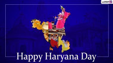 Haryana Foundation Day 2021 Greetings: हरियाणा स्थापना दिवस पर ये HD Wallpapers और GIF Images भेजकर दें शुभकामनाएं