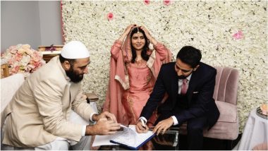 मलाला यूसुफजई विवाह बंधन में बंधी, ट्विटर पर साझा की तस्वीरें