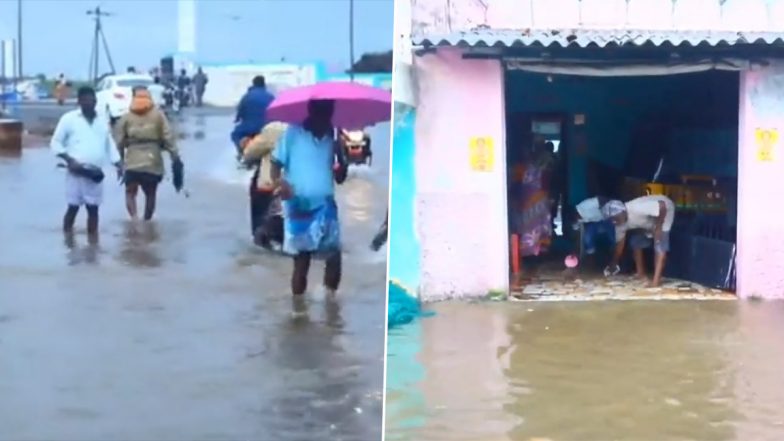 Tamil Nadu Rains: पिछले दो दिनों से लगातार हो रही बारिश से नागपट्टिनम में बाढ़ जैसे हालात- Watch Video