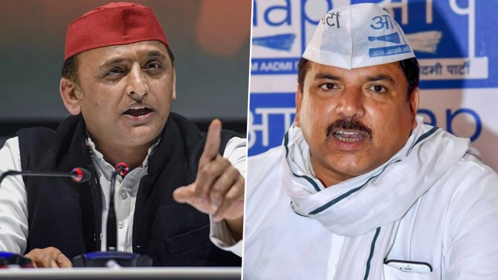 चुनावी हलचल: अखिलेश से मिले आप नेता संजय सिंह, गठबंधन को लेकर कयास तेज