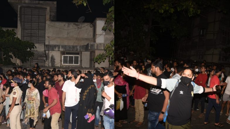 Shah Rukh Khan Birthday: किंग खान को बधाई देने के लिए मन्नत के बाहर लगा फैंस का जमावड़ा, देखिए तस्वीरें