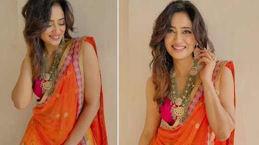 Shweta Tiwari Bhabhi Look: श्वेता तिवारी ने पिंक और ऑरेंज लहंगे में शेयर की फोटो, ट्रेडिशन अवतार जीत लेगा दिल