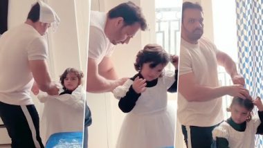 Viral Video: छोटी बच्ची ने पहली बार ट्राय किया नया ड्रेस, अपनी हेयरस्टाइल देख बच्ची ने कहा, 'अरे यार मेरी पोनी अच्छी नहीं लग रही' देखें क्यूट वीडियो