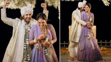Aditya Seal And Anushka Ranjan Wedding Photos: आदित्य सील और अनुष्का रंजन की शादी की ख़ूबसूरत तस्वीरें आयी सामने, शादी के बाद खिल- खिलाता नजर आया कपल, देखें फोटोज