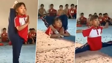 Viral Video: छोटी बच्ची ने दिखाया स्मूथ जिम्नास्टिक मूव्स, वीडियो देख हो जाएंगे दंग