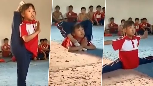Viral Video: छोटी बच्ची ने दिखाया स्मूथ जिम्नास्टिक मूव्स, वीडियो देख हो जाएंगे दंग