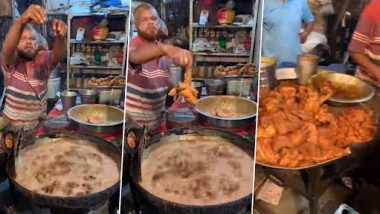 Viral Video: चिकन फ्राई करते समय शख्स ने खौलते हुए तेल में डाला हाथ, वीडियो देख इंटरनेट दंग रह गए लोग