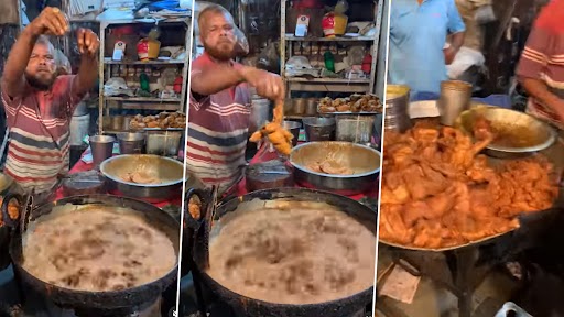 Viral Video: चिकन फ्राई करते समय शख्स ने खौलते हुए तेल में डाला हाथ, वीडियो देख इंटरनेट दंग रह गए लोग