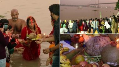 Chhath Puja 2021: 4 दिवसीय छठ पूजा के अंतिम दिन बिहार और कोलकाता में घाट पर उगते सूर्य को अर्घ्य देकर भक्तों ने किया पारण, देखें तस्वीरें