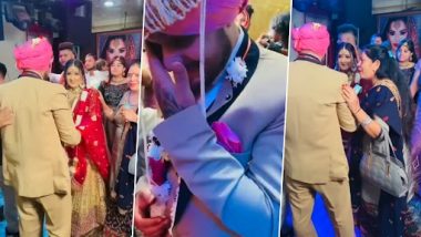 Groom Gets Emotional After Seeing The Bride: अपनी दुल्हन को देखने के बाद दूल्हा हुआ इमोशनल, आंखों से आंसू पोछते ग्रूम का वीडियो वायरल