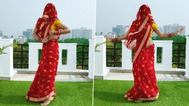 Desi Bhabhi Dance: देसी भाभी ने हरियाणवी गाने 'कबूतर' पर मटकाई कमर, इंटरनेट पर वायरल हुआ वीडियो