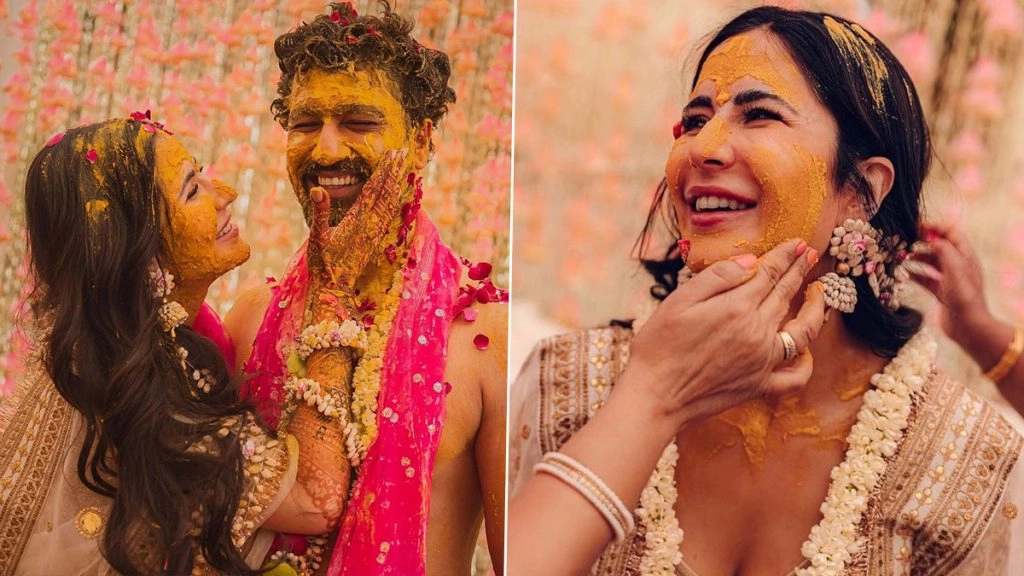 कैटरीना-विक्की ने शेयर की हल्दी सेरमनी की फोटो