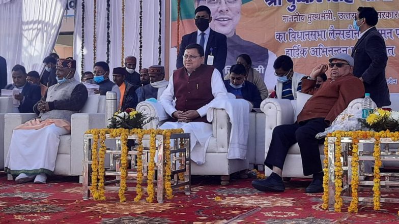 Uttarakhand: CM धामी ने पौड़ी गढ़वाल में किया कई विकास योजनाओं का शिलान्यास