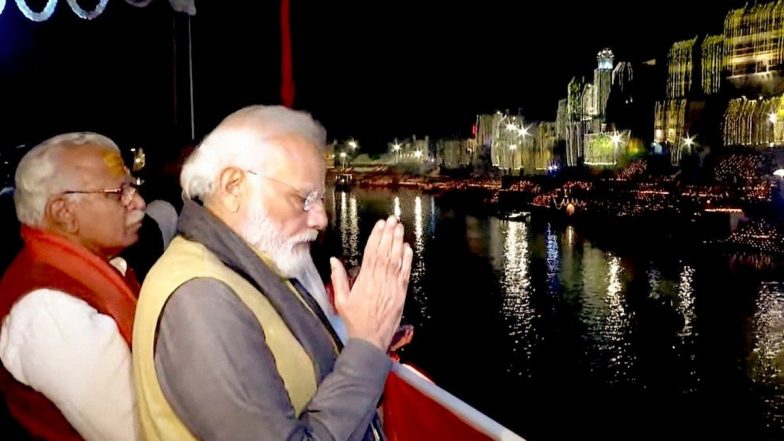 वाराणसी दौरे पर हरियाणा के मुख्यमंत्री मनोहर लाल, आज पीएम मोदी के साथ कई कार्यक्रमों में होंगे शामिल