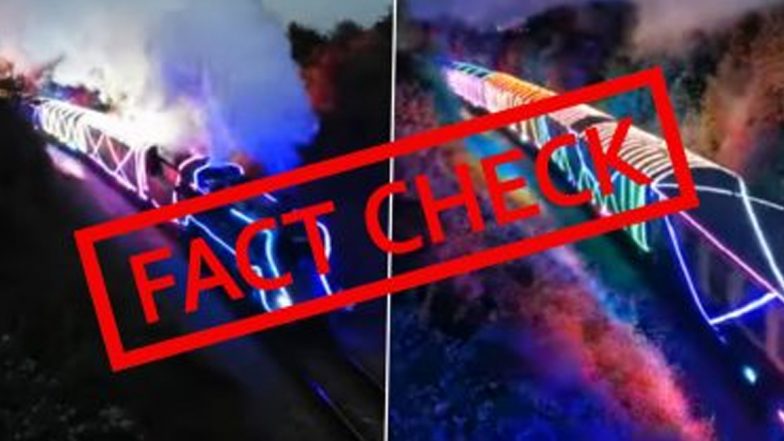 Fact check: क्या क्रिसमस के मौके पर तेजस एक्सप्रेस को सजाया गया था, जानिए इस वायरल वीडियो की सच्चाई