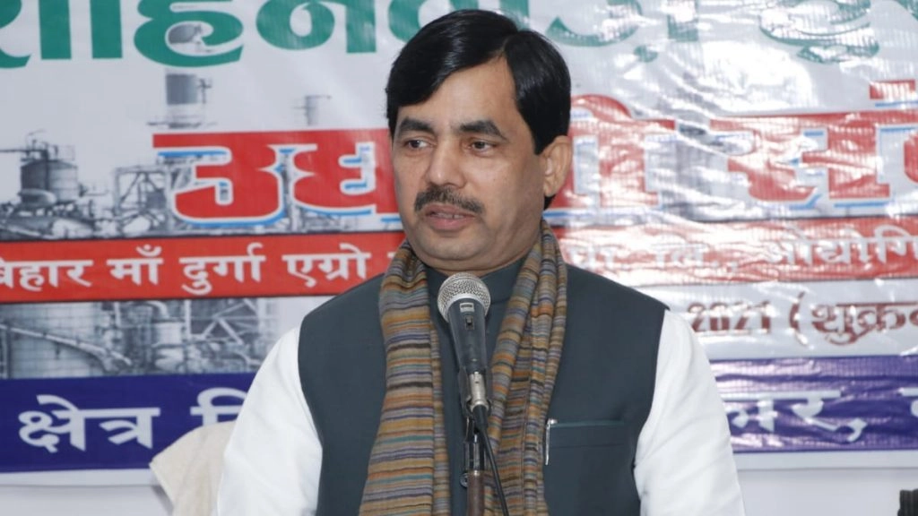 शाहनवाज हुसैन ने कहा- बिहार में ऐसे 17 इथेनॉल प्लांट पर लग रहे हैं