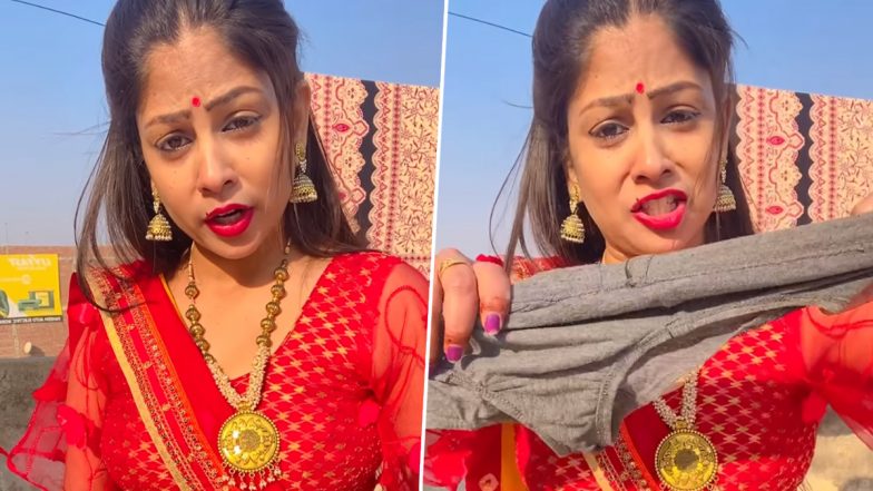 Bhabhi Mast Video: भाभी ने अपने पति के Underwear को लेकर बनाया वीडियो, सोशल मीडिया पर मचा रहा है कोहराम, आपको भी आएगा मजा
