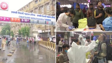 Maharashtra: ओमीक्रोन वेरिएंट के मद्देनज़र रेलवे स्टेशन पर कोविड-19 टेस्टिंग की जा रही है