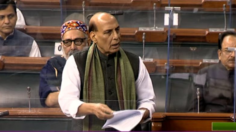 राज्यसभा में बोले राजनाथ सिंह- गलती से छूट गई थी पाकिस्तान में गिरने वाली मिसाइल