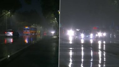 Delhi: Rain: दिल्ली में बदला मौसम का मिजाज, कुछ हिस्सों में बारिश, तुगलक रोड का देखें वीडियो