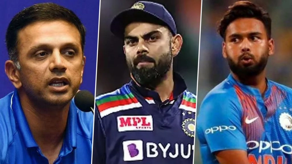 भारतीय कोच राहुल द्रविड़  ने कप्तान विराट  कोहली और ऋषभ पंत को दिए टिप्स