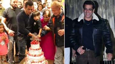 Salman Khan ने भांजी Ayat और परिवार संग केक काटकर मनाया अपना 56वां जन्मदिन, देखें Photos और Videos