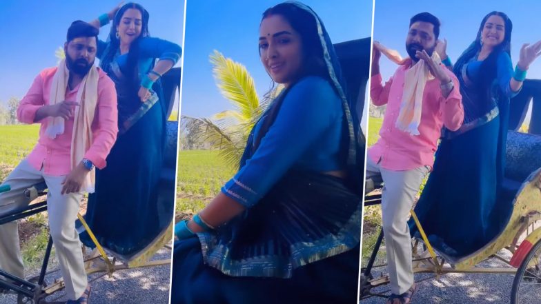 Aamrapali Dubey ने साइकिल पर लचकाई अपनी पतली कमरिया, देखें भोजपुरी एक्ट्रेस का Hot डांस Video