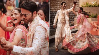 Ankita Lokhande-Vicky Jain Wedding: मेहंदी सेरेमनी में जमकर एन्जॉय करते दिखे विक्की और अंकिता, देखें Photos