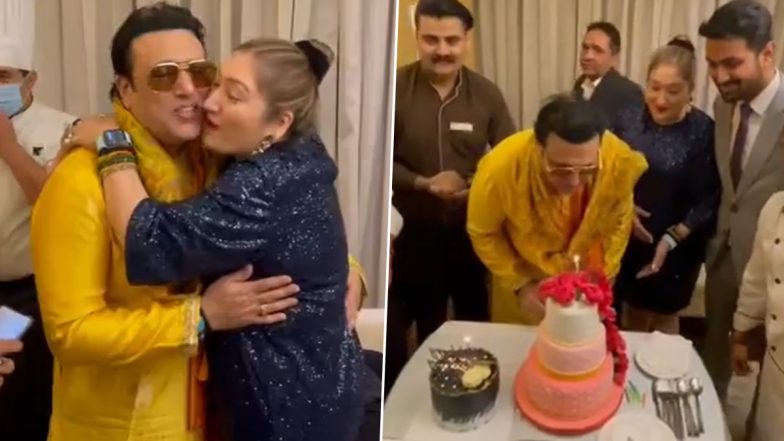 Happy Birthday Govinda: गोविंदा ने पत्नी सुनीता आहूजा को Kiss करके शुरू की बर्थडे सेलिब्रेशन्स की शुरुआत, देखें Video