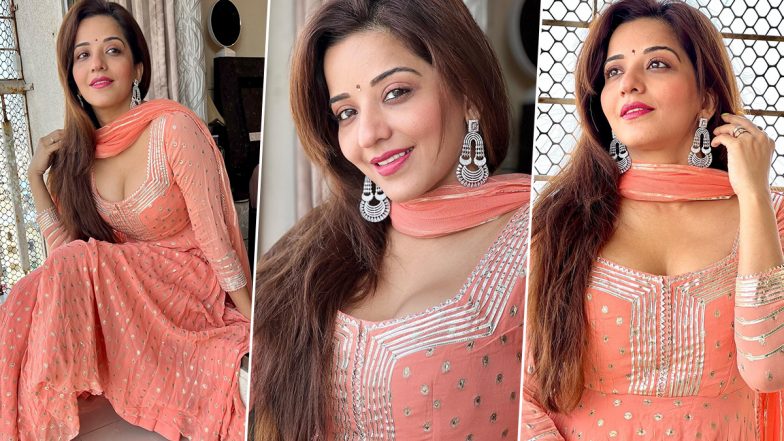 Monalisa Desi Bhabhi Look: भोजपुरी एक्ट्रेस मोनालिसा ने सूट पहनकर दिखाया देसी अवतार, फैंस बोले- बड़ी सुंदर दिखती हो