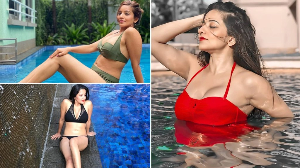 भोजपुरी क्वीन मोनालिसा की ये हॉट फोटोज इस साल रही सुर्खियां में, कहीं स्विमसूट तो कहीं बिकिनी में मचाया बवाल 