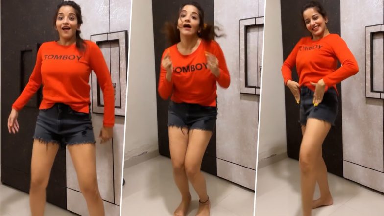 Monalisa Dance Video: भोजपुरी अदाकारा मोनालिसा ने टी-शर्ट पहनकर किया हॉट डांस, खूबसूरती से जीता दिल