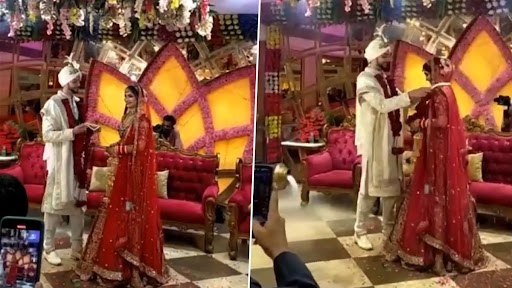 Viral Video: वरमाला से पहले देसी दूल्हे ने दुल्हन से मांगा Kiss, उसके बाद जो हुआ देखें वायरल वीडियो