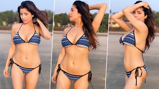 Kate Sharma Bold Photos: मॉडल केट शर्मा ने ब्लू बिकिनी में शेयर की अपनी बोल्ड तस्वीरें, फोटोज देख लोगों को विंटर में आया पसीना