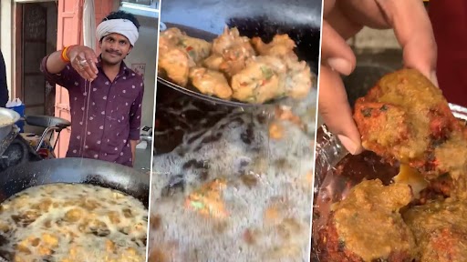 Viral Video: जयपुर का स्ट्रीट फूड विक्रेता पकौड़े बनाते समय उबलते तेल में डूबोता है हाथ, वीडियो देख हैरान हुए लोग