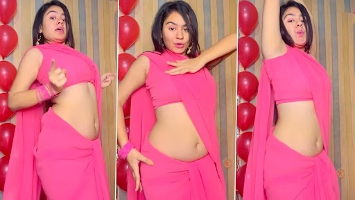 गुलाबी साड़ी में देहरादून की लड़की ने टिप- टिप बरसा पानी पर हॉट डांस कर इंटरनेट पर लगाई आग, देखें वीडियो